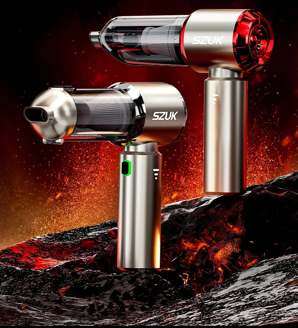 Description Picture 3 of itemPowerful 985000Pa Wireless Cleaner 3 Gears SZUK Portable Mini Car Vacuum Cleaner Handheld Cleaner Pet Hair Cleaning Machine