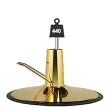 Description Picture 6 of itemChair Salon Hydraulic 360° Swivel Gold PVC Leather Barber, 440lbs Weight Capacity salon stool  salon furniture barbershop chair