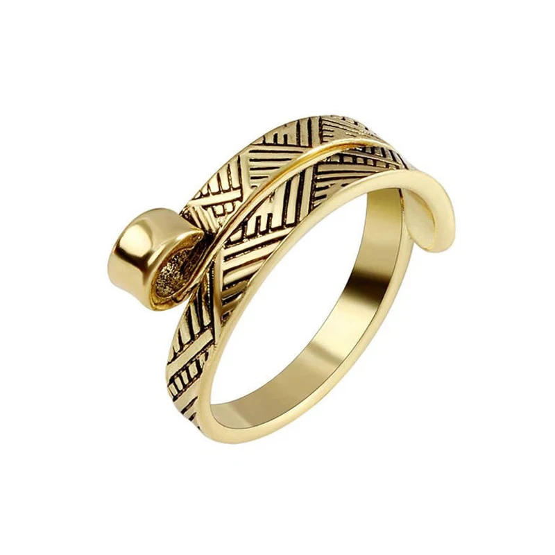 Description Picture 4 of itemMetal Knitting Loop Tool Sewing Finger Ring Blade Needle Braiding Crochet Yarn Guide Accessories Open Adjustable Ring Wool Craft