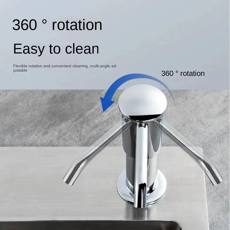 Description Picture 2 of itemKitchen sink soap dispenser soap dispenser extension tube detergent detergent presser Dish basin pressure extractor