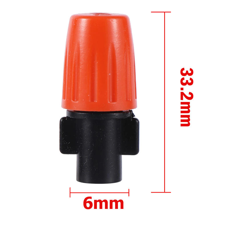 Description Picture 3 of item20Pcs Adjustable Orange Misting Nozzle Garden Greenhouse Terrace Watering Cooling Landscape Sprayer Flower Plant Irrigation Tool