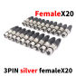3PIN silver female