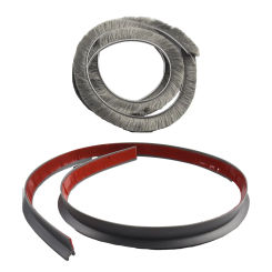 Efficient Indoor Outdoor Door Seal 100CM Double Sided Brush Strip For Enhanced Soundproof And Insectproof Protection