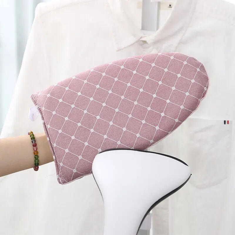 Description Picture 2 of itemNew Handheld Mini Heat Resistant Ironing Pad Board Iron Cover Heat-resistant Stain Resistant Garment Steamer Ironing Gloves