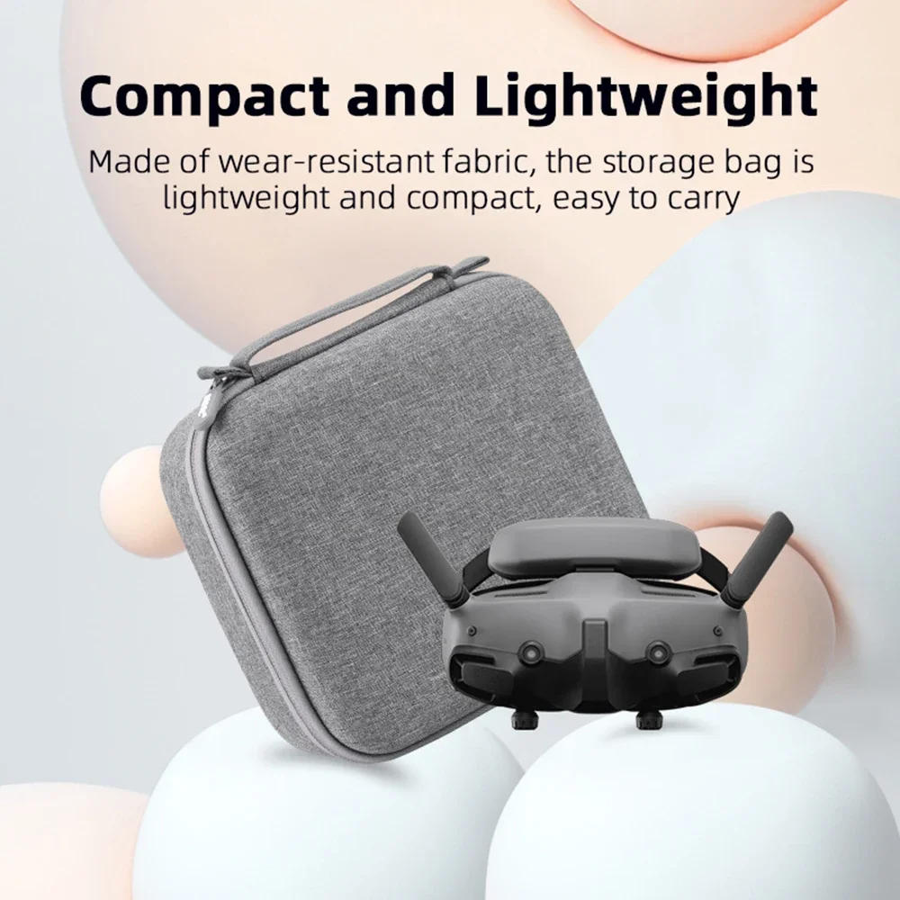 Description Picture 6 of itemBRDRC Storage Bag for DJI Avata 2 Bag Portable Carrying Handbag for DJI Goggles 3 FPV Controller Storage Case  Accessories