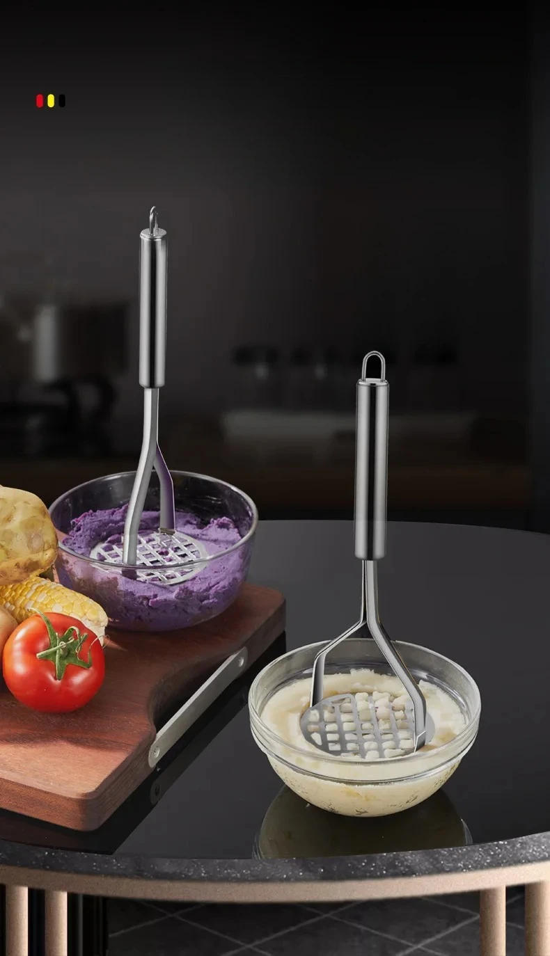 Description Picture 2 of itemStainless Steel Vegetable Masher Tool for Potatoes Pumpkin Fruit Manual Food Press Ricer Kitchen Utensil Gadgets Accessories