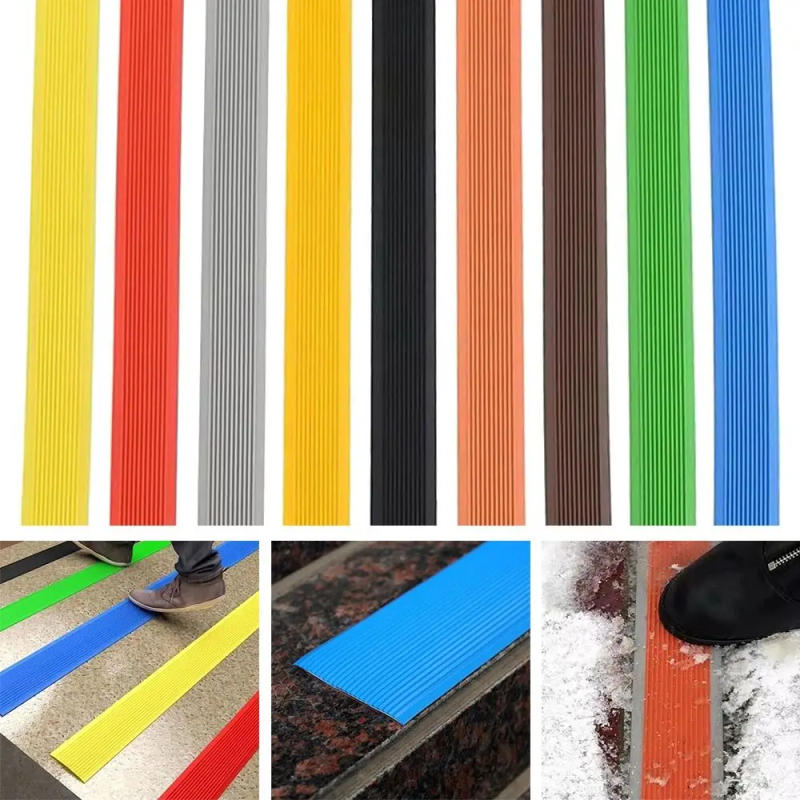 Description Picture 2 of itemCarpet Pads Mat Self-adhesive Anti-Slip Stair Strip PVC Non Slip Staircase Sticker Staircase Protection Kindergarten
