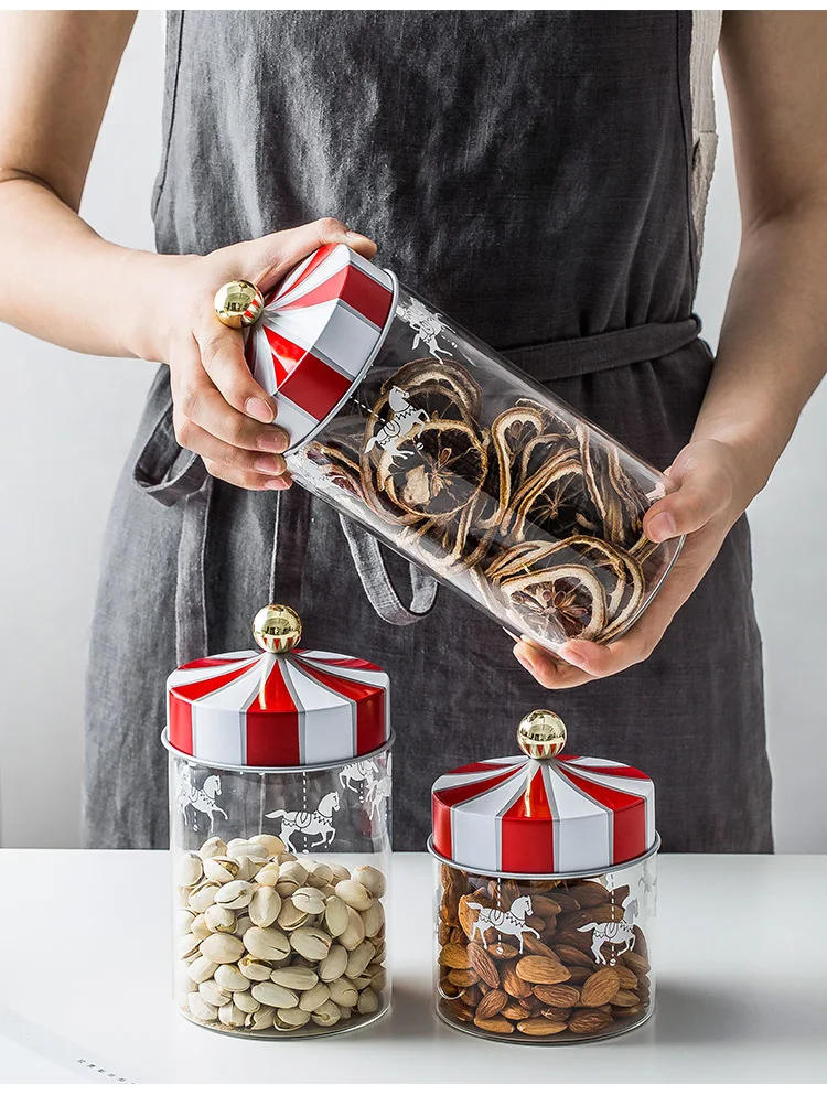 Description Picture 6 of itemHermetic Containers for Food Storage Pots Container for Cereals Kitchen Storage & Organization Glass Jar With Lid Airtight Mason