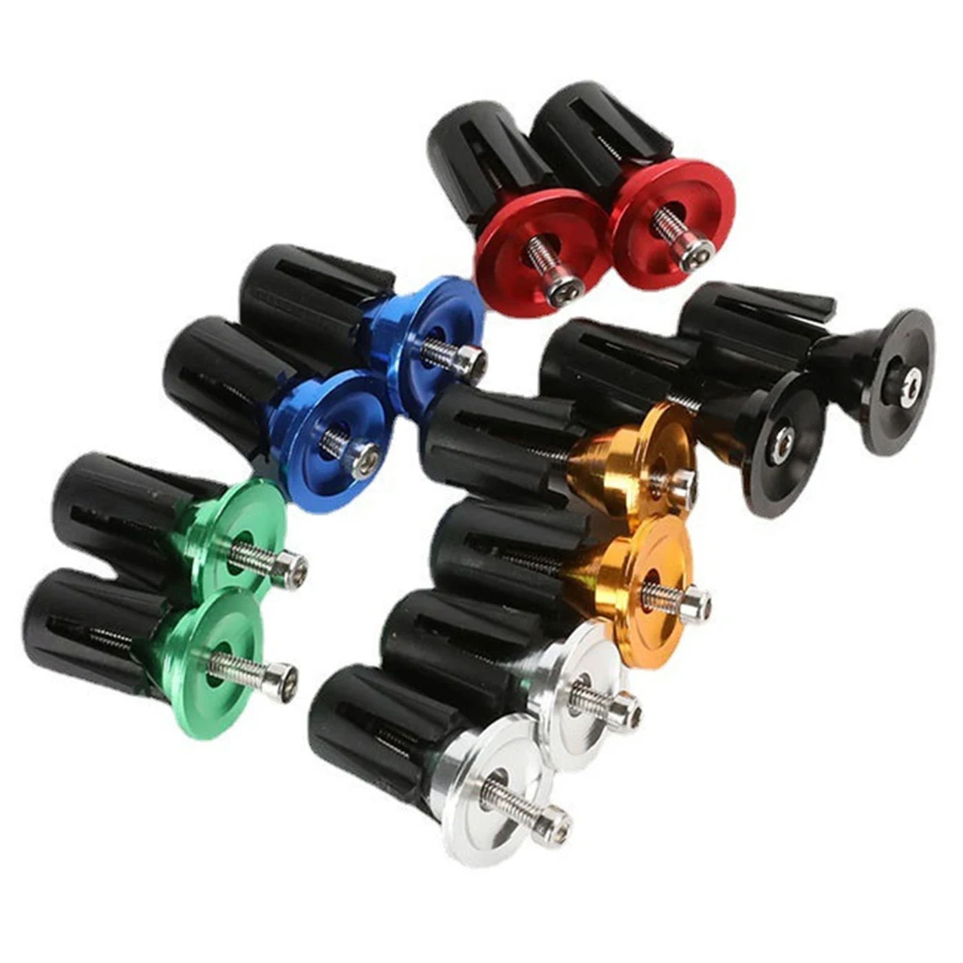 Description Picture 3 of itemBicycle Handlebar End Cap Aluminum Alloy Mountain Road Bike Expansion Handle Cover End Cap Cycling Accessories