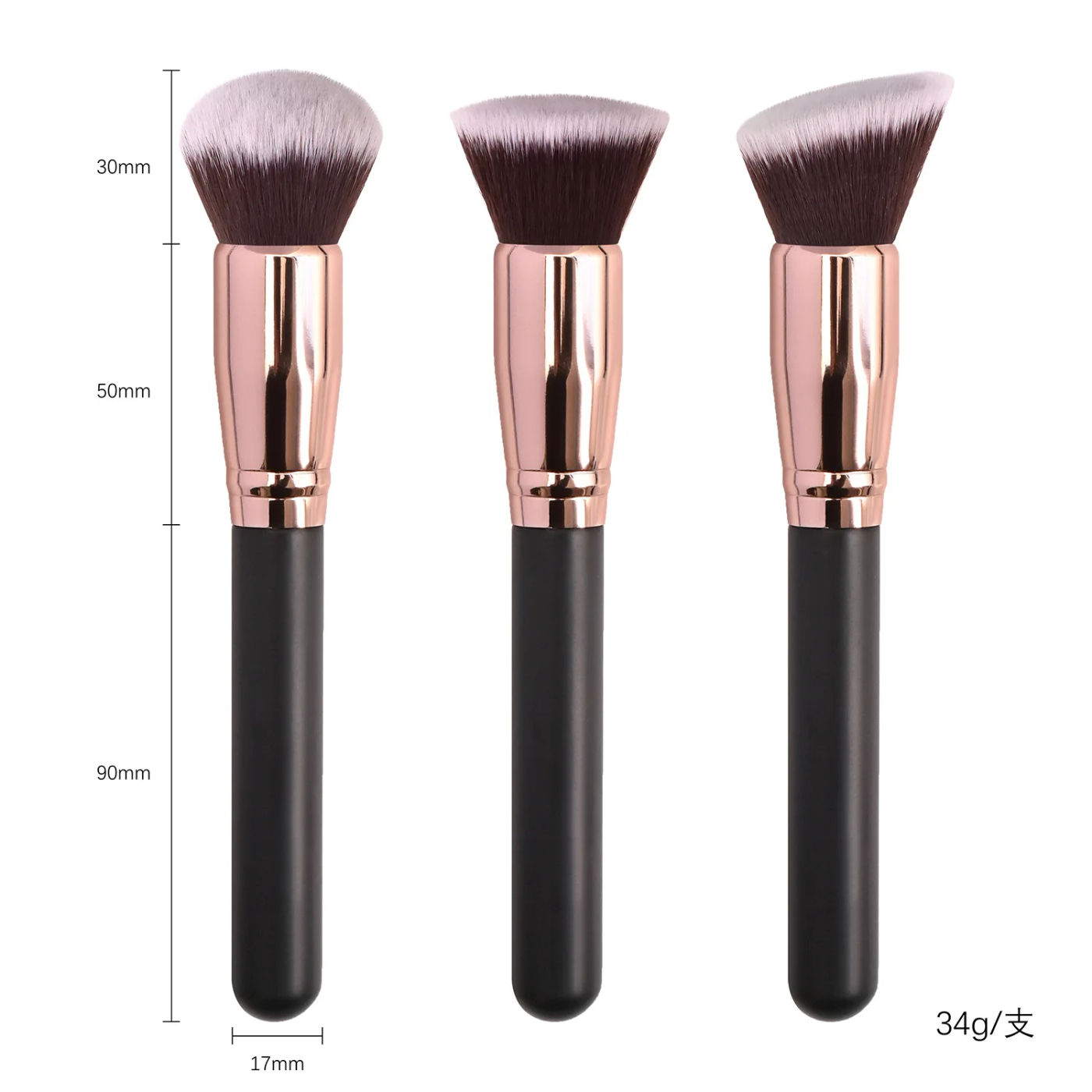 Description Picture 5 of itemMakeup Brushes Foundation Loose Powder Concealer Blending Blush Brush Professional Cosmetic Beauty Makeup Tool