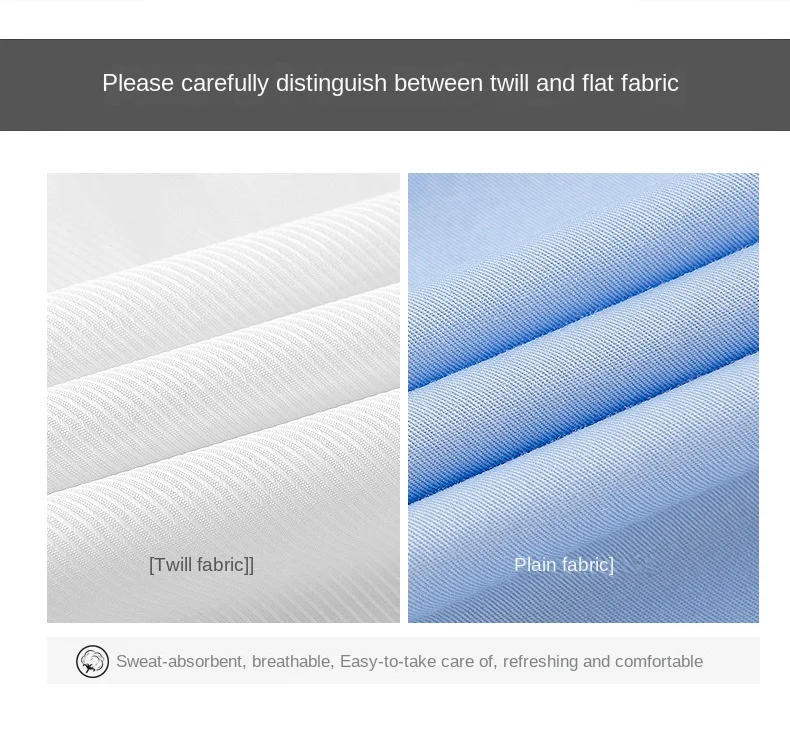 Description Picture 6 of itemMen's long sleeved white shirts with spot embroidery,business and professional shirts, work clothes,40 cotton solid color shirts