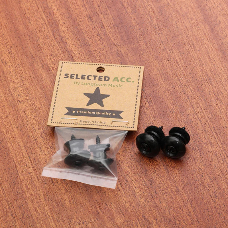 Description Picture 6 of itemMetal Guitar Strap Button Locks Secure Screw  Folk Guitar Electric Guitar Bass Belt Buckle Buttons Stringed Instruments Parts