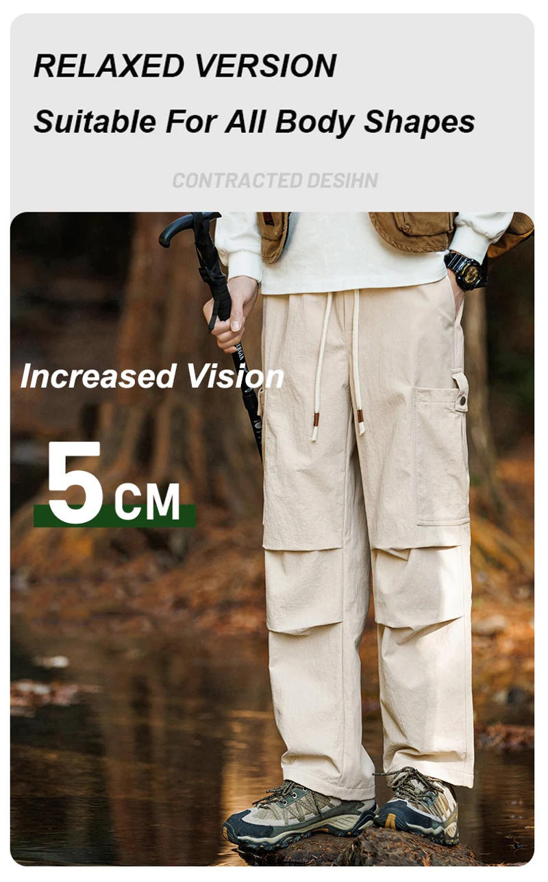 Description Picture 6 of itemCHRLCK Men's Waterproof Hiking Overalls Quick Drying Pants Breathable Trousers Fishing Camping Outdoor Sport Pants