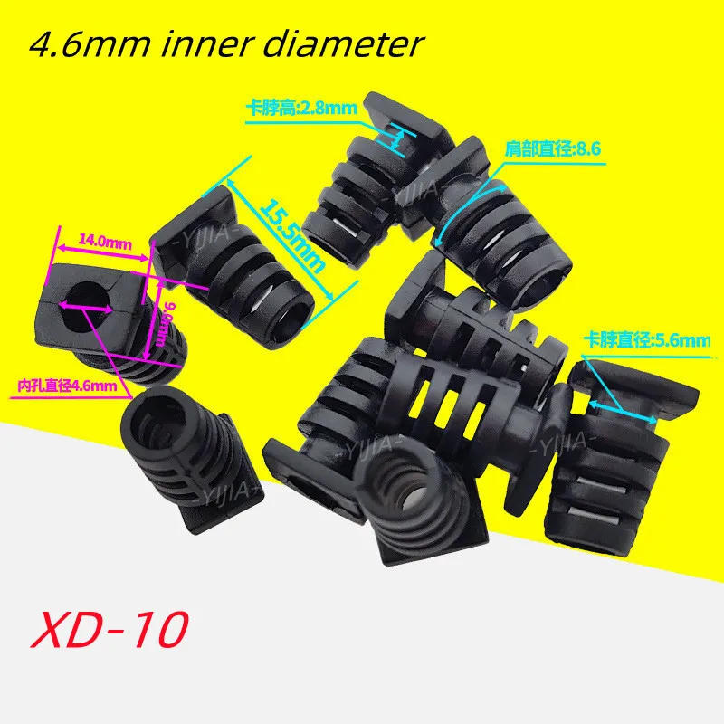 Description Picture 3 of item10pcs Cable Gland Connector Rubber Strain Relief Cord Boot Protector 4.6/5.2/6mm Wire Cable Sleeve Cellphone Charger Power Tool
