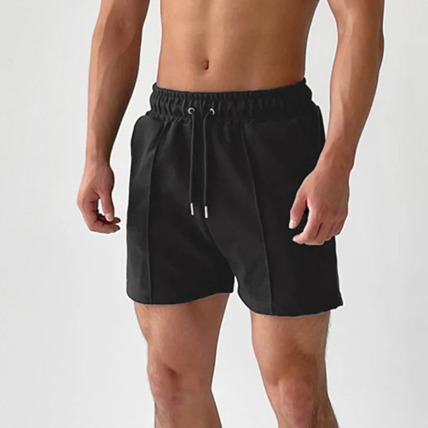 Description Picture 4 of itemMen Summer Cotton Shorts Loose Casual Running Shorts Breathable Gym Beach Shorts Training Sport Basketball Shorts Man Clothing