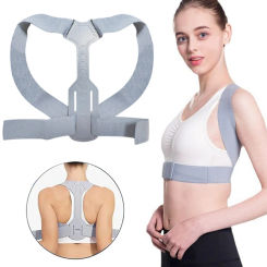 YOSYO Men's and Women's Position Correction Device Adjustable Upper Body Support Belt Standing Reminder