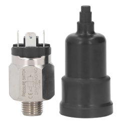 PT 1/4in Pneumatic Adjustable Diaphragm Type Pressure Control Switch Stainless Steel Rubber Pressure Switch for Pump