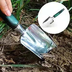 Description Picture 6 of item11 Piece Aluminum Alloy Steel Garden Tool Starter Kit with Garden Bag Outdoor Hand Tool Set for Gardening Planting