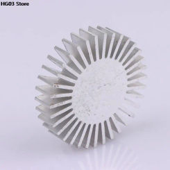 High Quality 1PCS 5cm COB Radiator Diameter 50mm 3~7W High Power Led Heatsink Sunflower Solid Radiator Round Alloy Aluminum