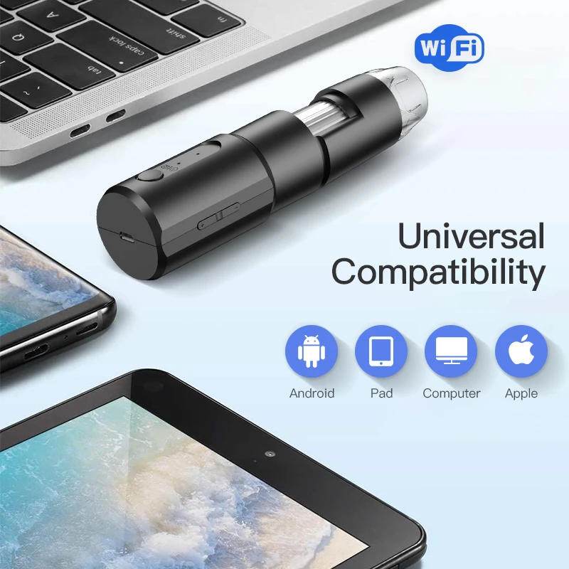 Description Picture 6 of itemWireless Digital Microscope 50X-1600X Magnification WiFi Portable Handheld Microscopes with Adjustable Stand For IOS Android PC