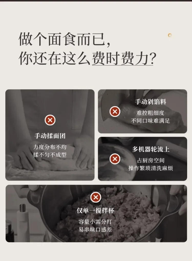 Description Picture 6 of item220V Bear Meat Grinder and Dough Mixer Multifunctional Electric Kitchen Machine for Home Use AH