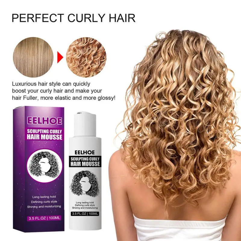 Description Picture 6 of itemEelhoe Curl Enhancers Styling Elastin Anti-frizz Curly Care Repair Moisturizing Curling Hair 100ml Hair Beauty Styling Agen S7l3