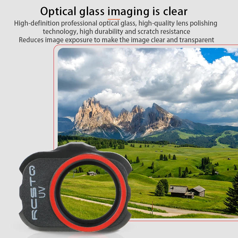 Description Picture 4 of itemRCSTQ For Dji Mini 4K Drone Lenses Filter Set UV/CPL/4NDPL/8NDPL/16NDPL/32 ND PL Camera Lens filter for Dji Mini 4K Accessories