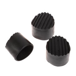 2Pcs/set Replacement Boots Round Feet Rubber Extend Telescopic Ladder Cover Component Accessories