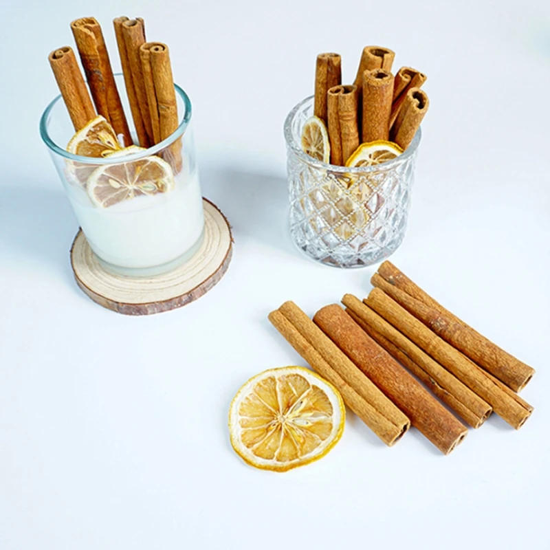 Description Picture 6 of item5 Piece/Pack Premium Natural Cinnamon Sticks Decorative DIY Materials for Christmas Wreath Scented Candles Handmade Soap