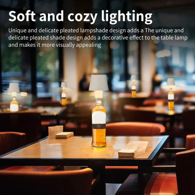 Description Picture 4 of itemLED Table Lamp Touch Sensor Rechargeable Desktop Night Light Wireless Reading Lamp for Restaurant Hotel Bar Bedroom Decor Light