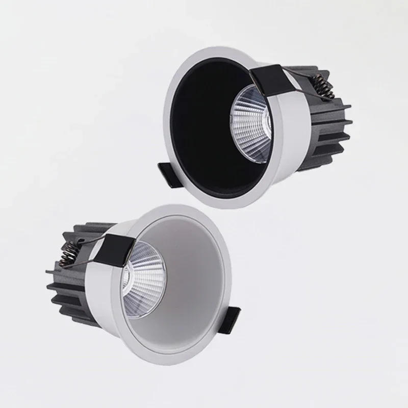 Description Picture 5 of itemDimmable Anti Glare Recessed COB LED Downlights 10W 15W 20W LED Ceiling Spot Lights AC85~265V Background Lamps Indoor Lighting