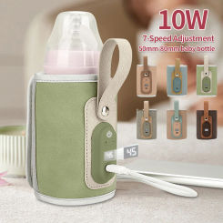 USB Milk Water Warmer Travel Stroller Insulated Bag Baby Nursing Bottle Heater Supplies for Outdoorbotella de agua para niños