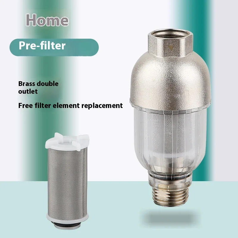 Description Picture 5 of item316 Stainless Steel Filter Front Filter Household Inlet Tap Water Shower Anti-Scale Purifier Filter Drinking Water