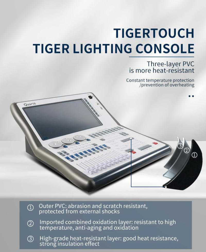 Description Picture 2 of itemPar Light Titan Mobile DMX Controller Titan Quarz M1 i5 192 DMX Console Touch Wing Tiger Touch Pro TT Plus Stage Light Console
