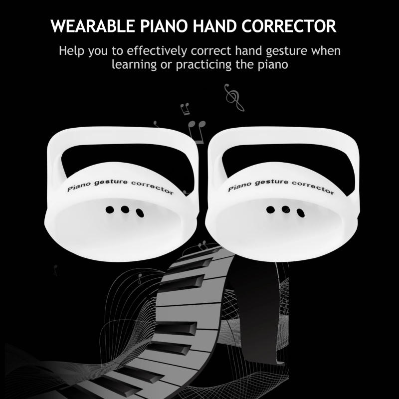 Description Picture 5 of itemTremolo Wearable Piano Hand Corrector Silicone Piano Hand Orthotic Device Piano Hand Gesture Corrector for Piano Beginners