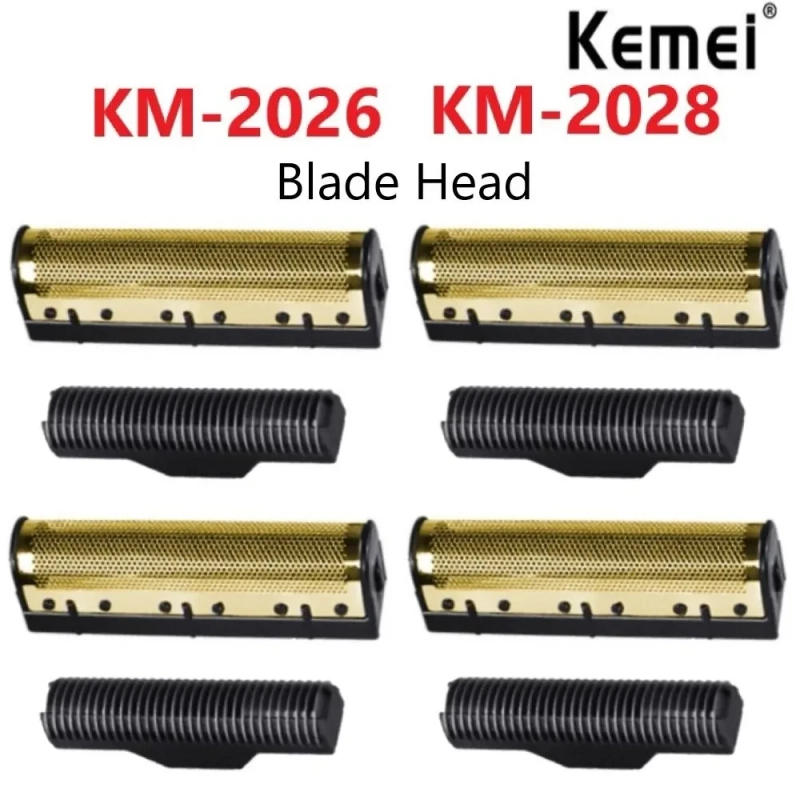Description Picture 4 of itemKemei Original Electric Shavers Blades Golden Foil Knife Net and Cutter Head Suitable for KM-2026 KM-2028 Floating Razor