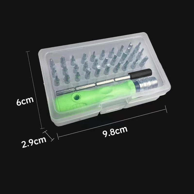 Description Picture 3 of itemMini 32-in-1 Precision Screwdriver Set Magnetic Bits Repair Tool Kit Screwdriver Bit Set Phone Mobile IPad Camera Maintenance