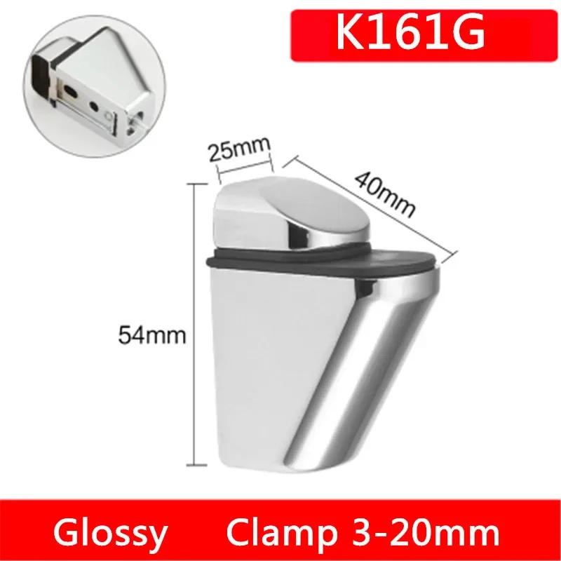 Description Picture 6 of itemAdjustable Glass  Fixing  Fish Mouth  Clip Wall Board Partition Panel Clip Bracket Hardware Accessories