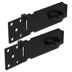 2 Sets Lock Nose Barn Door Locks Heavy Duty Gate Latch Padlock Shed 304 Stainless Steel Fence for Outdoor Gates Hasp Padlocks