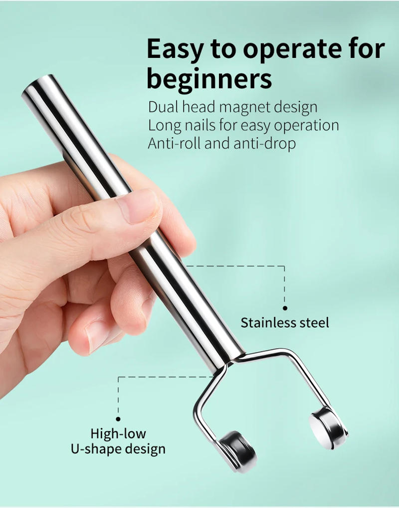 Description Picture 5 of itemY-Shaped Nail Magnetic Stick Cat Eye Nail Art Tools UV Gel Polish Strong Effect Manicure Magnet Stick 3 In 1 Nail Art Magnet