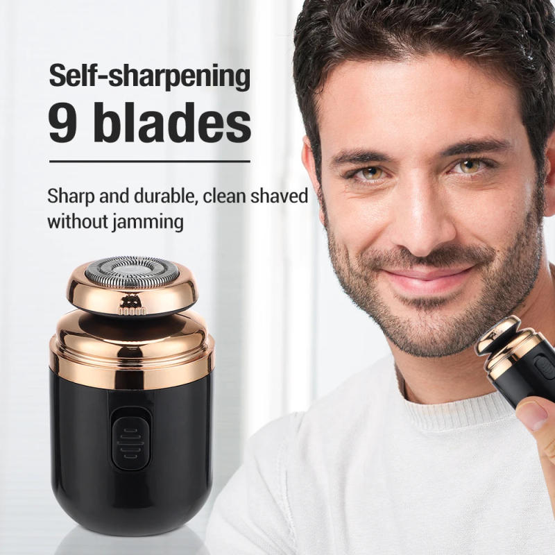 Description Picture 4 of item2 in 1 Mini Electric Shaver Nose Hair Clipper Small Portable Hair Trimmer USB Rechargeable Men's Razor Painless Shaving