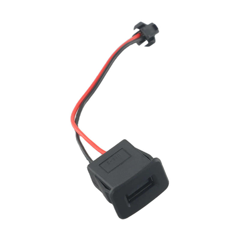 Description Picture 2 of itemUSB Power Connector Female Power USB Charging Port Connector With Cable Terminals Charger Socket Electrical Appliances Equipment