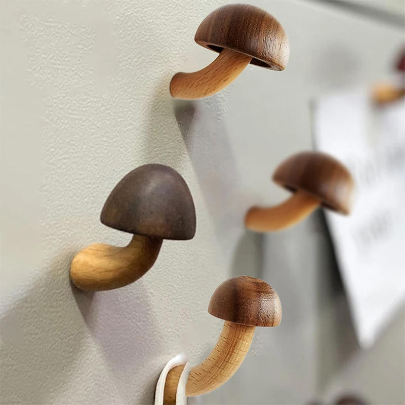 Description Picture 2 of itemMushroom Fridge Magnet Sticker Creative Fridge Magnet Decor Plant Message Board Reminder Photo Home Decoration Kitchen Gift