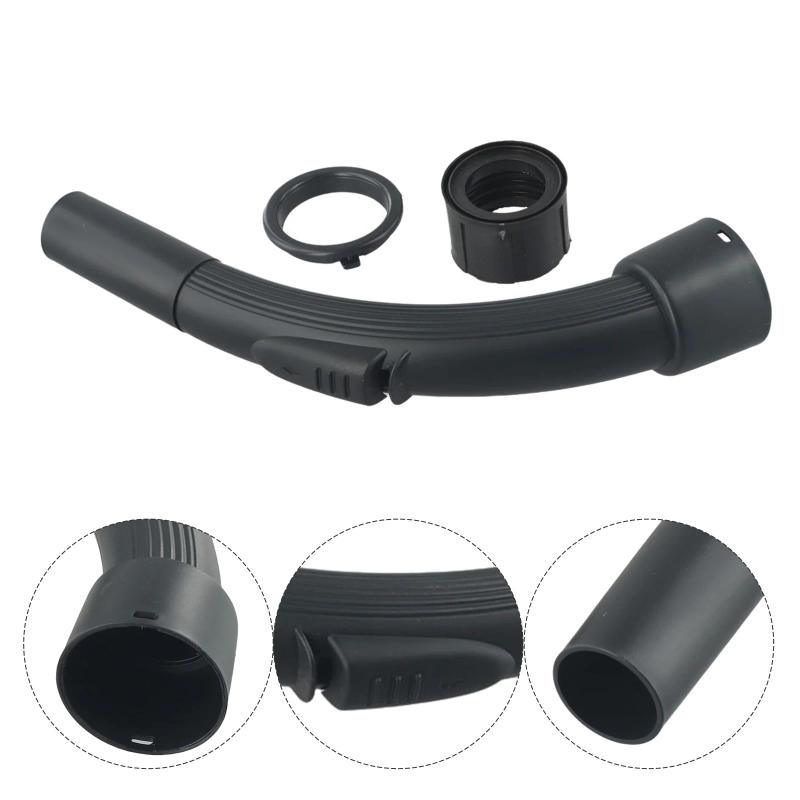 Description Picture 3 of itemNozzle Bent Pipe Black Spare Vacuum Cleaner Wand Bent Handle Bend Hose End For Hoover 32mm Home Cleaning Replacement Parts