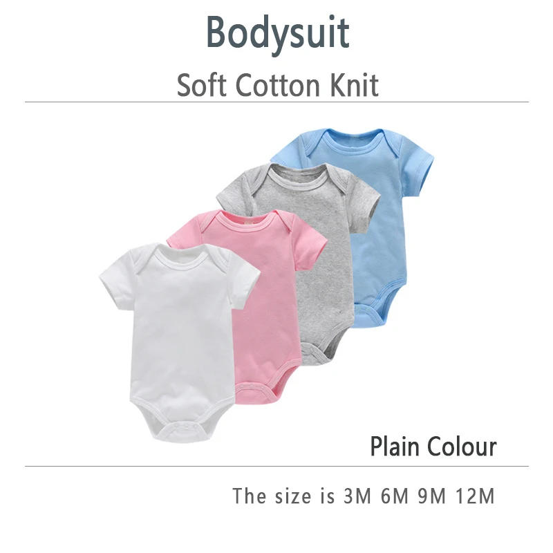 Description Picture 3 of itemBaby Clothes Boy/Girl Baby Bodysuit Summer Clothes Solid Color Romper Soft Cotton Jumpsuit For Newborns Clothing 2024 New