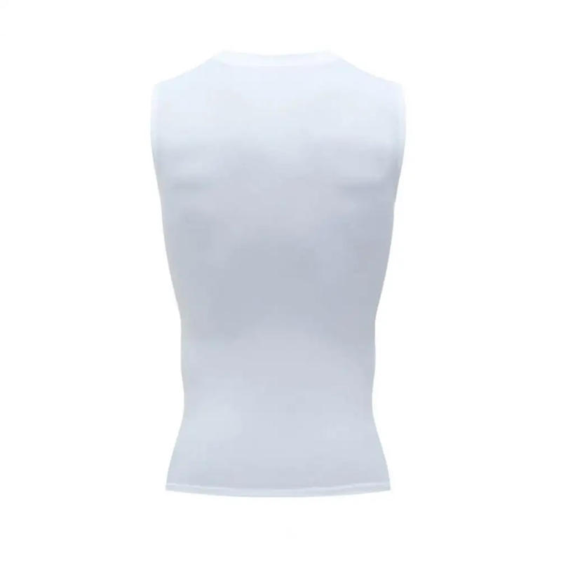 Description Picture 5 of itemSolid Color Athletic Tank Tops Men's Quick Drying O-neck Sport Vest for Basketball Fitness Sleeveless Slim Fit Tank Top