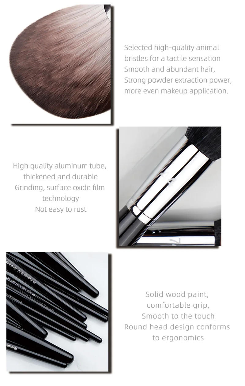 Description Picture 3 of itemSephora 91 Makeup Brush Large Loose Powder Brush Solid Wood Professional Fashion Design Makeup Brush Face Makeup Brush