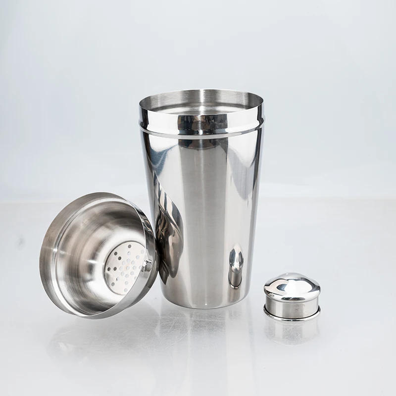 Description Picture 5 of item550/750/1800ml Stainless Steel Cocktail Shaker Cocktail Mixer Wine Martini Drinking Boston Style Shaker Party Bar Tools New
