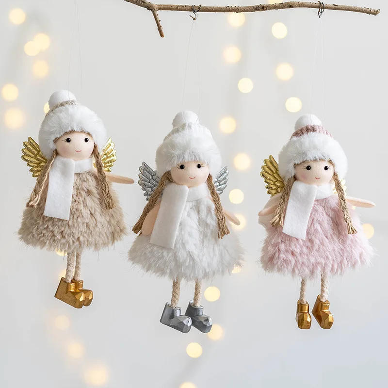 Description Picture 5 of item2023 Navidad Christmas Angel Dolls Xmas Tree Pendant Ornaments 2024 New Year Gifts Christmas Decoration for Home Natal Noel Deco