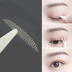 240Pcs  New Double Fold Eyelid Tape Sticker Lace Nature Clear Beige Stripe Self-adhesive Natural Eye Makeup Make Up With Tool